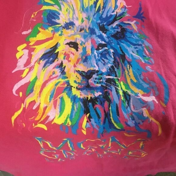 NWOT Women’s Sz. M Cotton Tee S/S MGM Lion Print - Picture 8 of 8